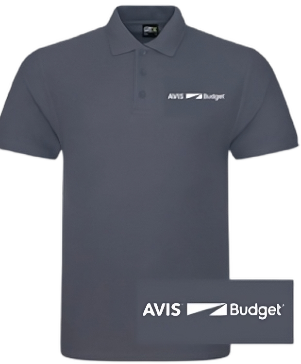 Ropa trabajo, téxtil serigrafia de AVIS Budget